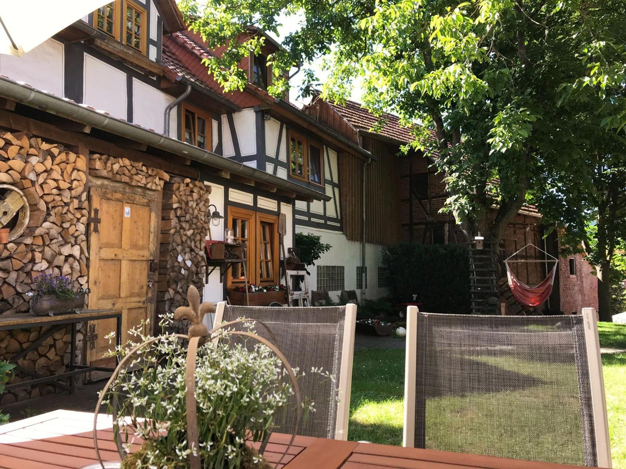 Appartamento Fachwerktraum Im Hof Alheim Esterno foto